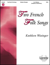 Two French Folk Songs Handbell sheet music cover